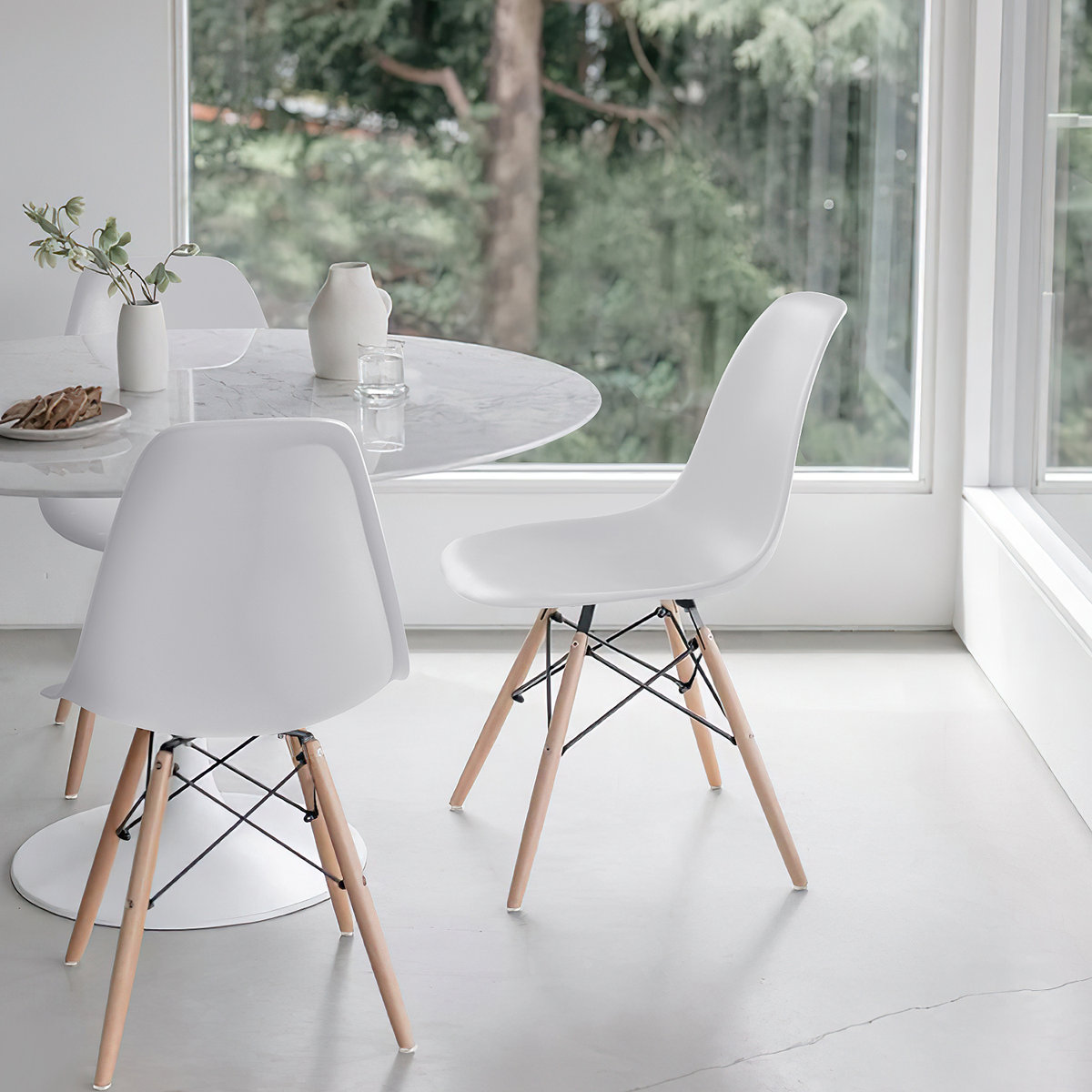 Josclyn Side Chair for Bedroom Kitchen Office (Set of 4)